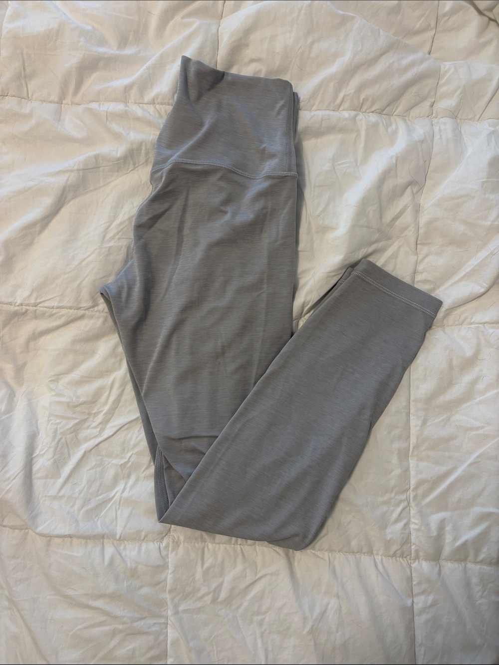 TNA Light Gray High-Rise Leggings